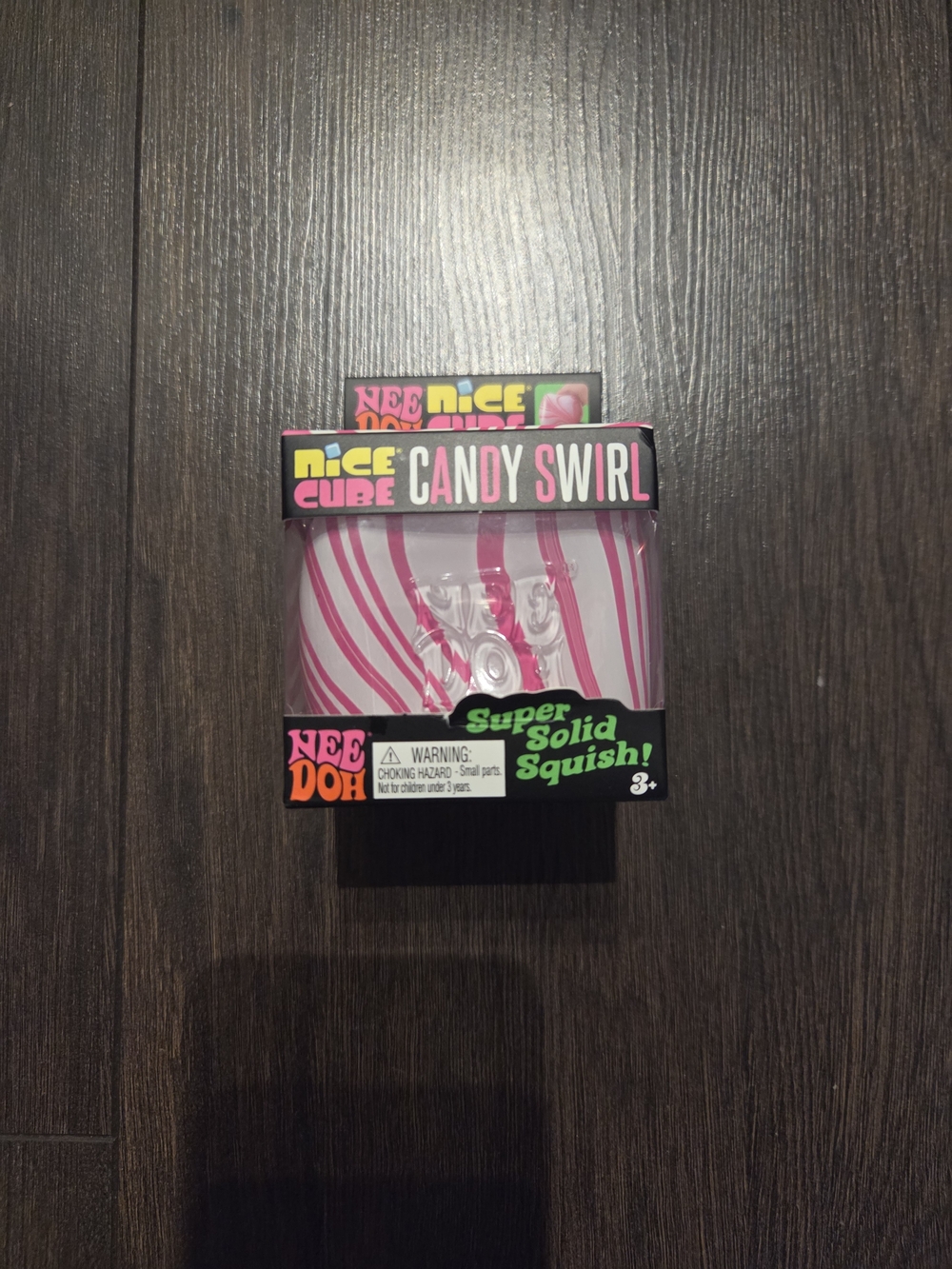 Needoh Nice Cube Candy Swirl Pink Schylling Nee Doh